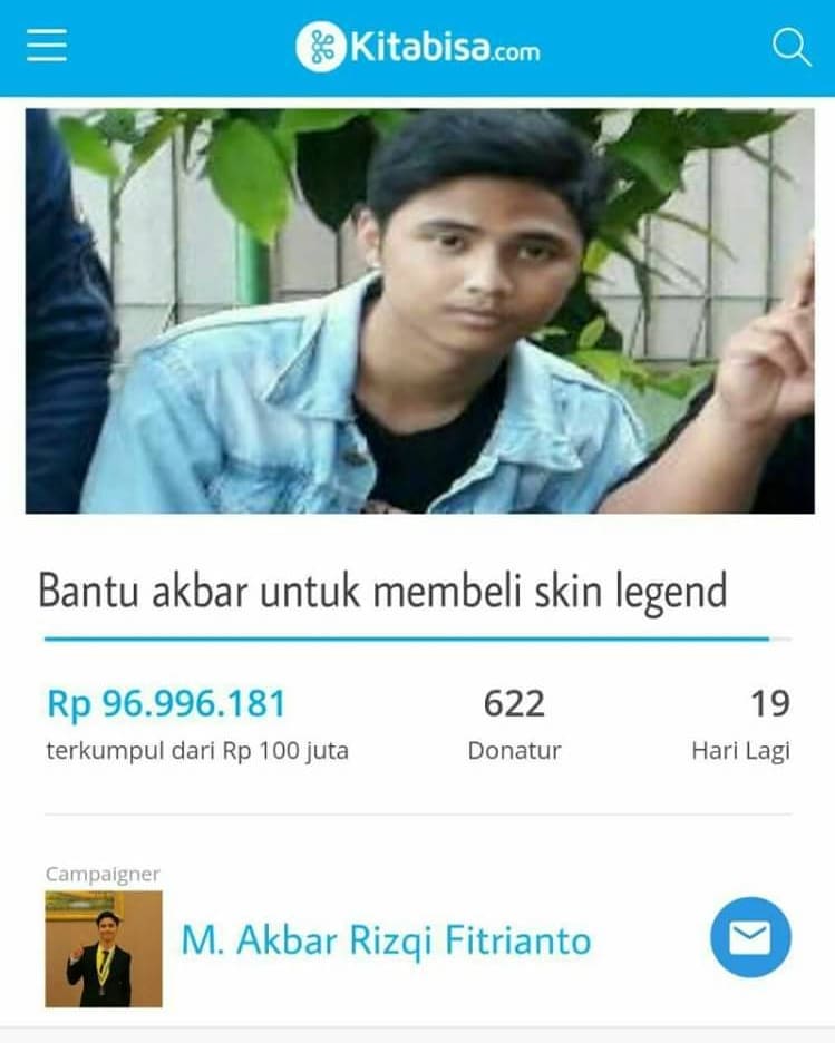 Ngakak Abis, Inilah 4 Aksi Donasi Yang Punya Alasan Tidak Masuk Akal! Beli Skin Legend