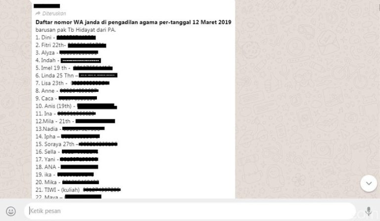 Puluhan Nomor Telepon Janda di Garut Tersebar via WA, Bapak-Bapak Kegirangan!