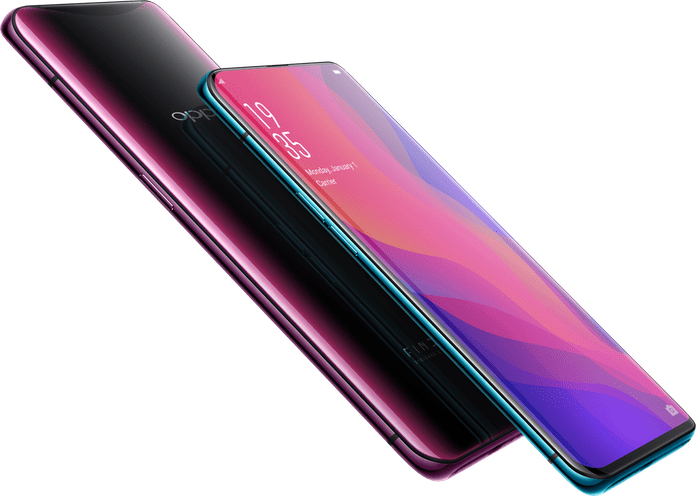 Oppo Find X Back And Front