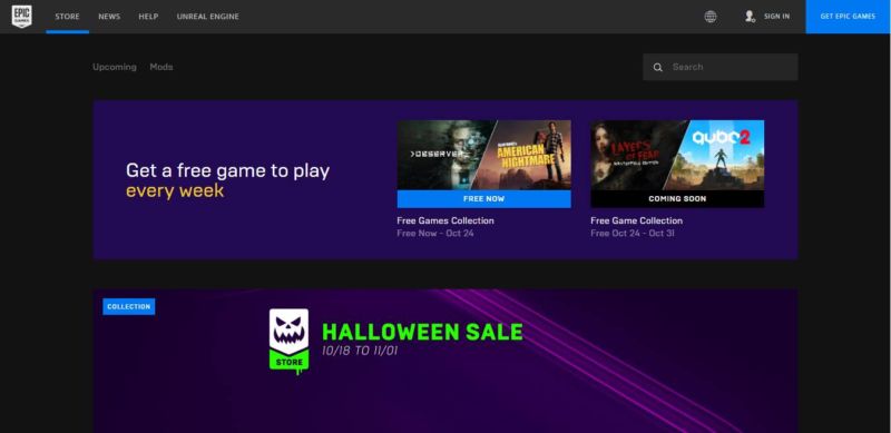 Recommended Epic Game Store for Best PC Game Download Sites