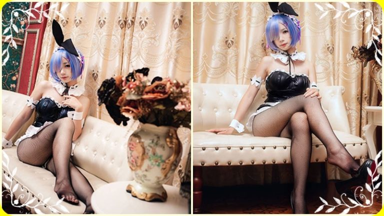 Tampil dengan Kostum Bunny Girl, Inilah Cosplay Rem yang Imut dan Seksi!