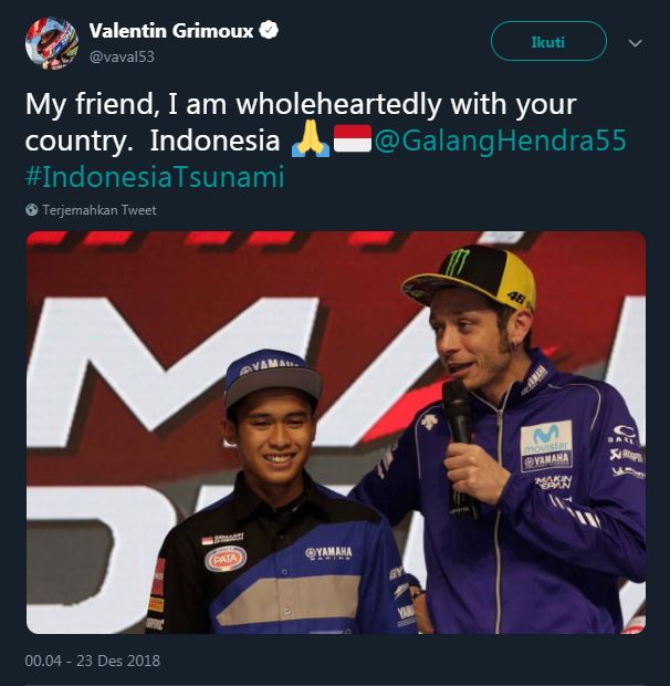 Tsunami Banten, Inilah 5 Atlet Dunia Yang Sampaikan Belasungkawa Kepada Indonesia! Dani Pedrosa