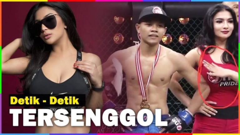 Viral, Bagian Sensitif Gadis Ring ini Tak Sengaja Disenggol Petarung MMA Indonesia!