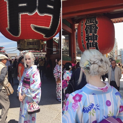 Viral Di Media Sosial, Inilah 8 Pesona Icy Tenshi Yang Cantiknya Bak Bidadari! Kimono