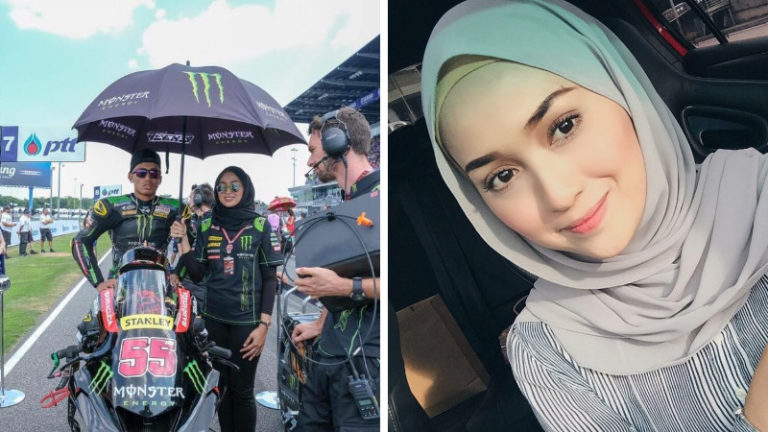 Cantik Banget, 10 Pesona Suzana Manaf, Hijaber Yang Menjadi ‘Umbrella Girl’ MotoGP!