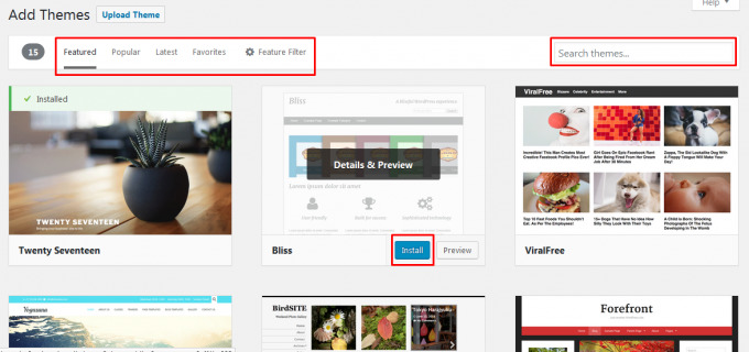 Cara Ganti Template Di WordPress3