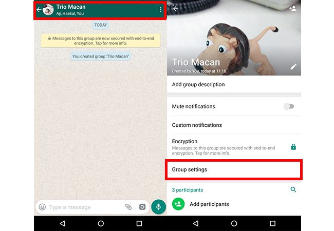 Cara Memblokir Chat Di Grup Whatsapp2