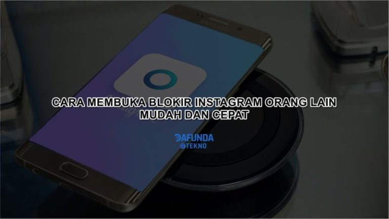 Cara Membuka Blokir Instagram Orang Lain