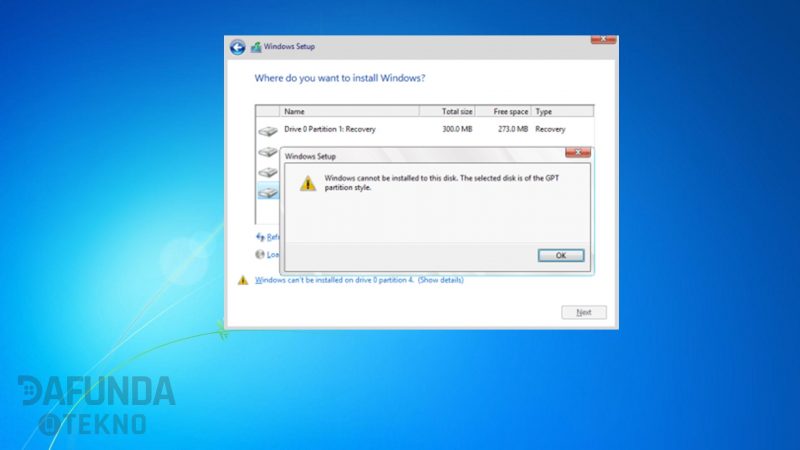 3 Cara Mengatasi Windows Cannot Install Required Files Saat Install Windows