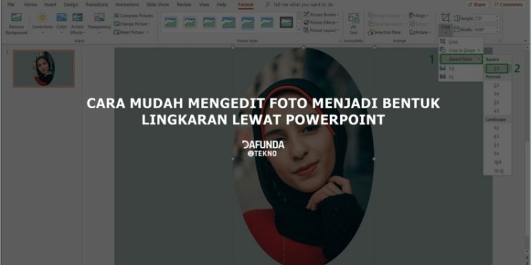 Cara Mengedit Foto Menjadi Bentuk Lingkaran - Dafunda.com