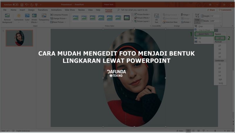 Cara Mengedit Foto Menjadi Bentuk Lingkaran - Dafunda.com