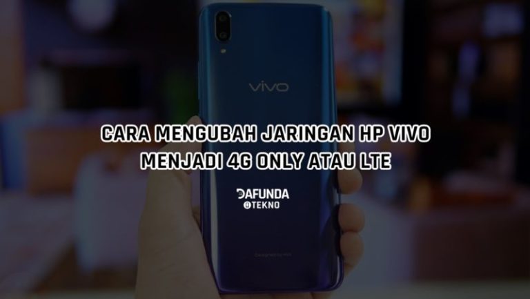 Cara Mengubah Jaringan Menjadi 4G Only di HP Vivo