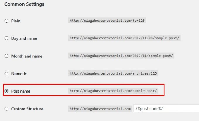 Cara Ubah Permalink Di Wordpress2
