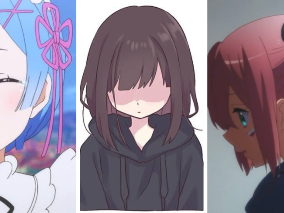  Sedih  Gambar Anime  Perempuan  Menangis status wa galau