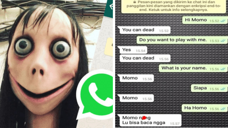 Ngakk Ada Takutnya, 8 Chat Netizen Dengan Momo Challenge Ini Malah Bikin Ngakak! Dafunda Gokil