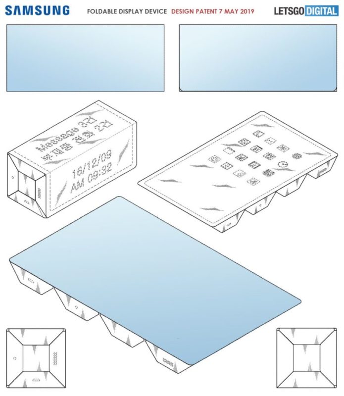 Patent of Samsung's Foldable Screen Hp