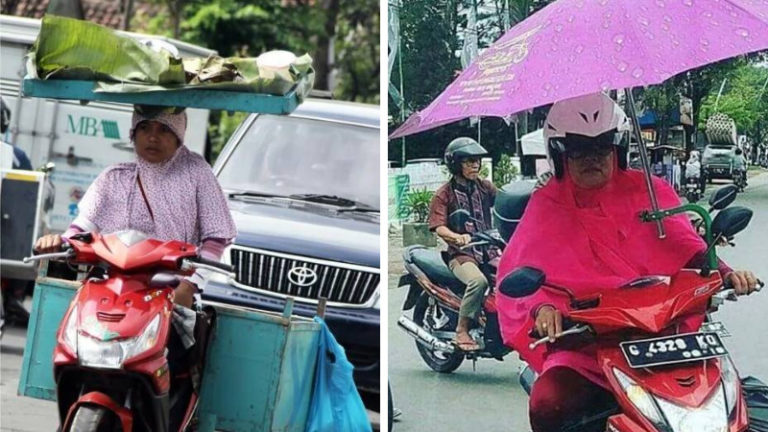Serba Bisa, Ini 10 Aktivitas Nyeleneh Emak-emak Ketika Bawa Motor, Ngakak Anjir!