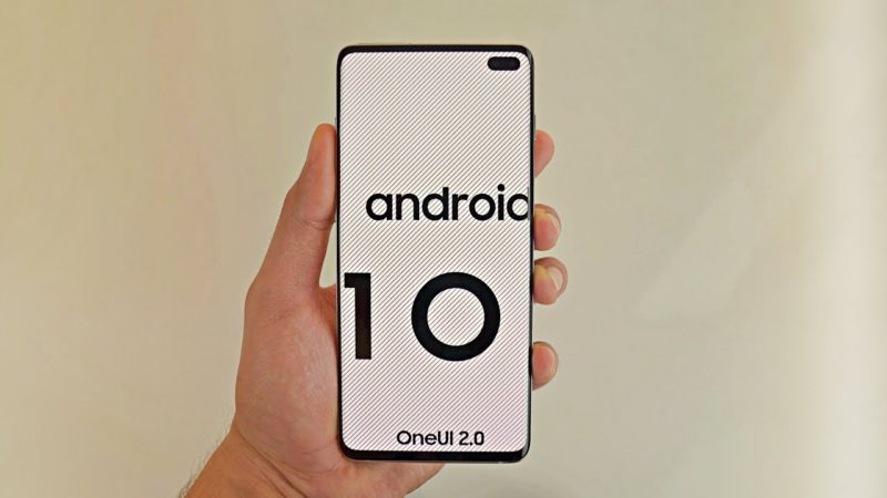Tampilan Android 10 Di Galaxy S10