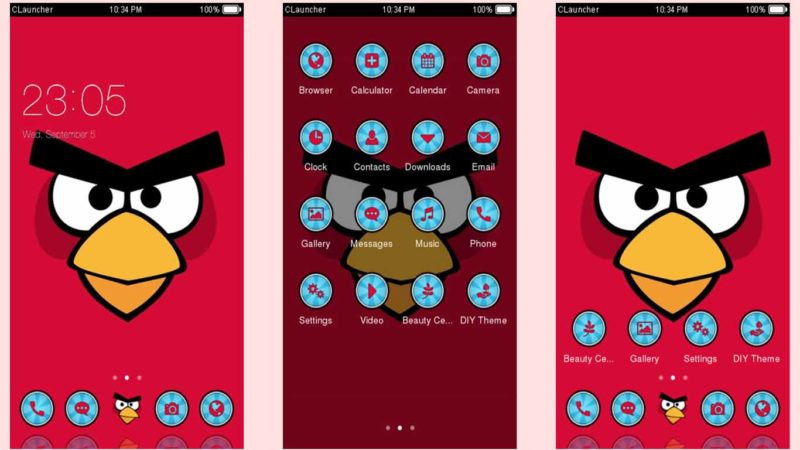 Tema Angry Birds Android