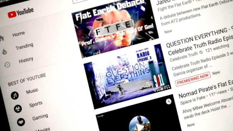 Banyak Hoax, Youtube Akan Stop Rekomendasikan Video Konspirasi Bumi Datar