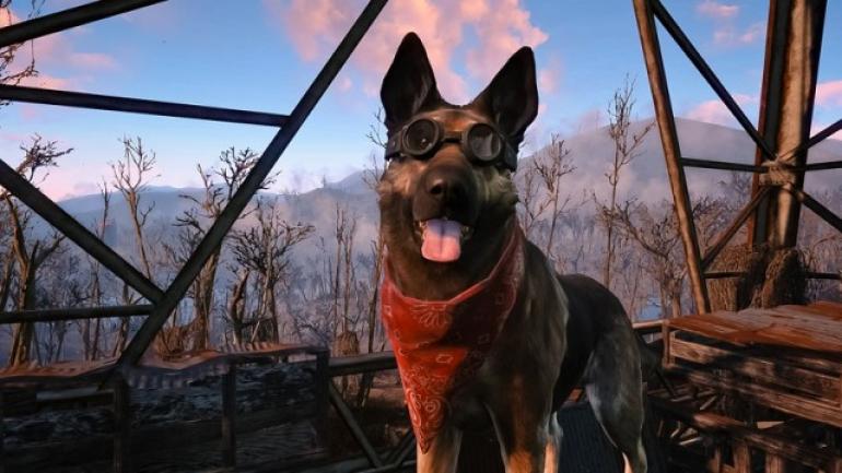 karakter pendamping game Dogmeat Fallout