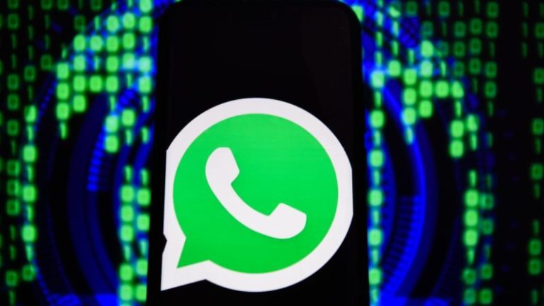 WhatsApp Logo Is Seen On An Android Mobile Phone