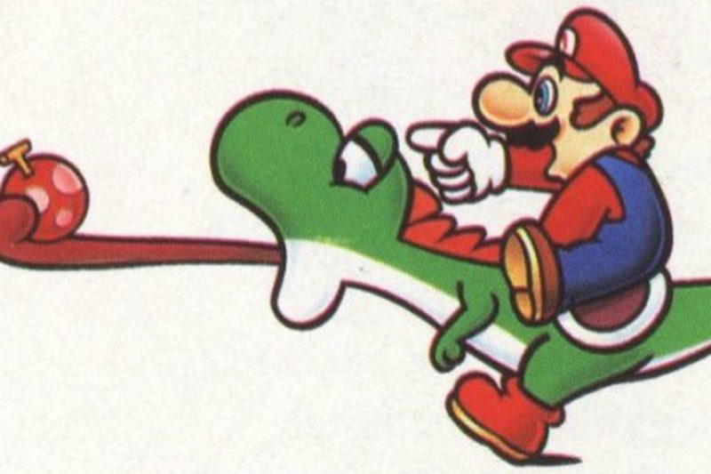 karakter pendamping game Yoshi Mario 1