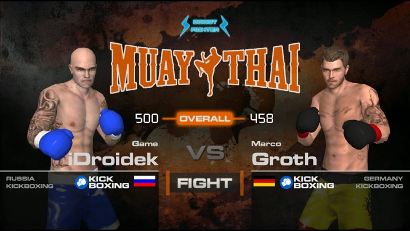 Muay Thai Fighting Clash