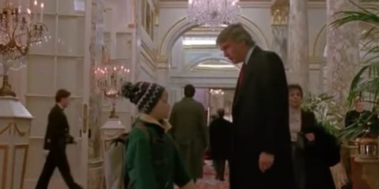 Cameo Donald Trump di Home Alone 2 Di-Cut