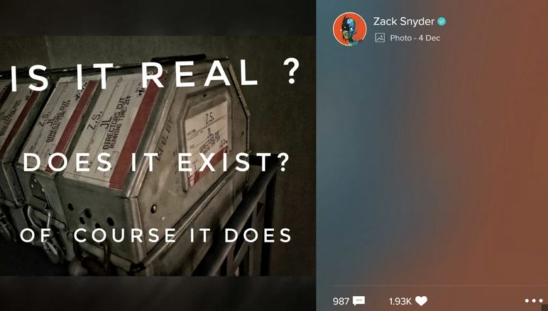 Snyder Konfirmasi Jl Directors Cut Ada