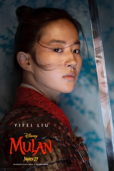 Poster Karakter Mulan Yifei Liu