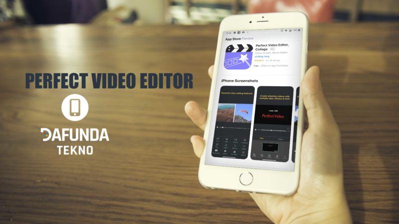 Aplikasi edit video IPHONE Perfect video editor
