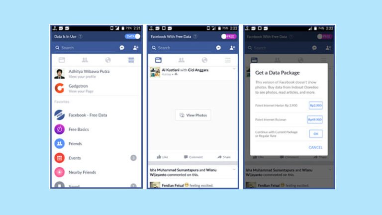 Cara Menonaktifkan Facebook Mode Gratis