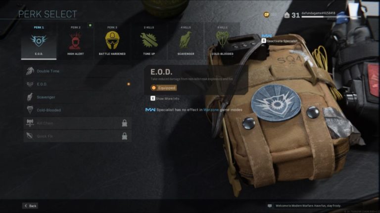 Fungsi Semua Perks Yang Ada di Call of Duty Warzone