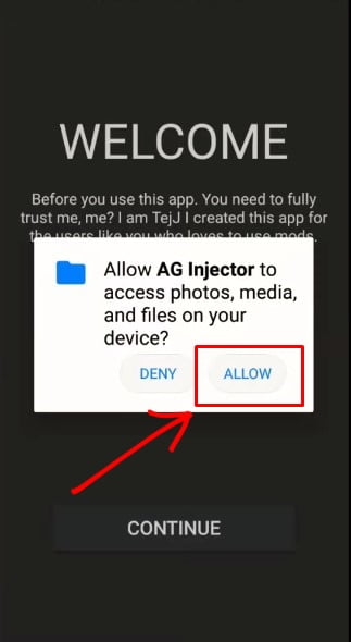 Buka Aplikasi Ag Injector