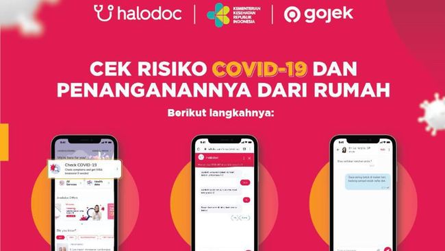 cara konsultasi atau cek covid 19 dari rumah
