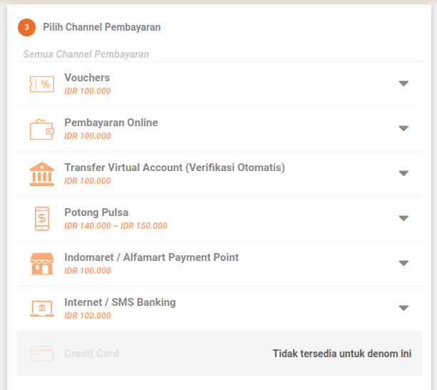 Pilih Metode Pembayaran Top Up Call Of Duty Mobile Unipin