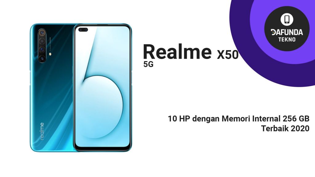 Realme 5gHP dengan Memori Internal 256 GB