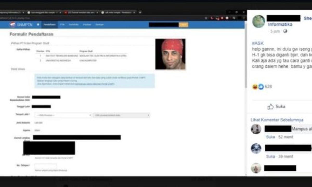 Siswa Ini Pakai Foto Meme Saat Daftar Snmptn Dafundacom