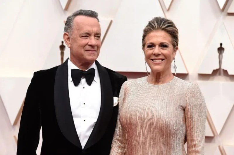 Tom Hanks Rita Wilson COVID-19