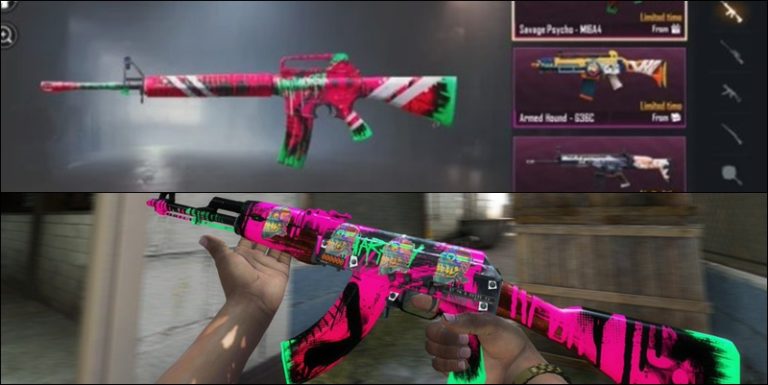 Penuh Kontroversi, Skin M16A Milik PUBG Mobile Dituding Mirip Skin AK47 Neon Revolution Milik CS:GO