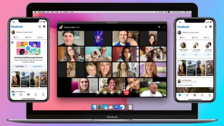 Facebook Bikin Messenger Rooms untuk Video Call Hingga 50 Orang