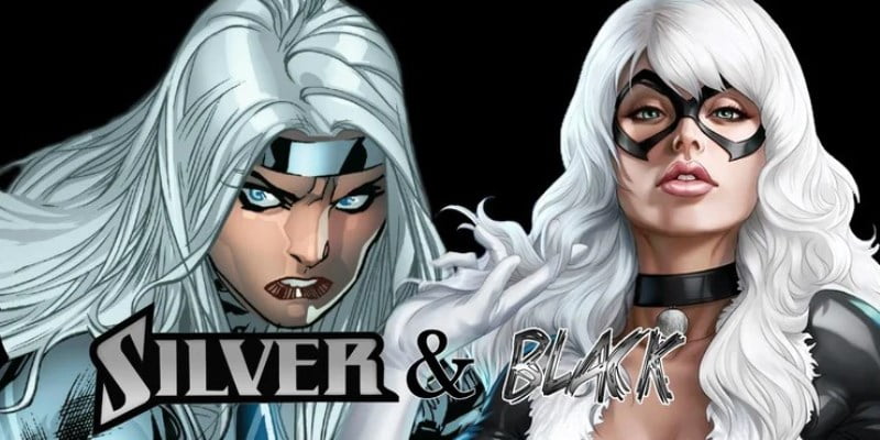 Silver Sable And Black Cat1