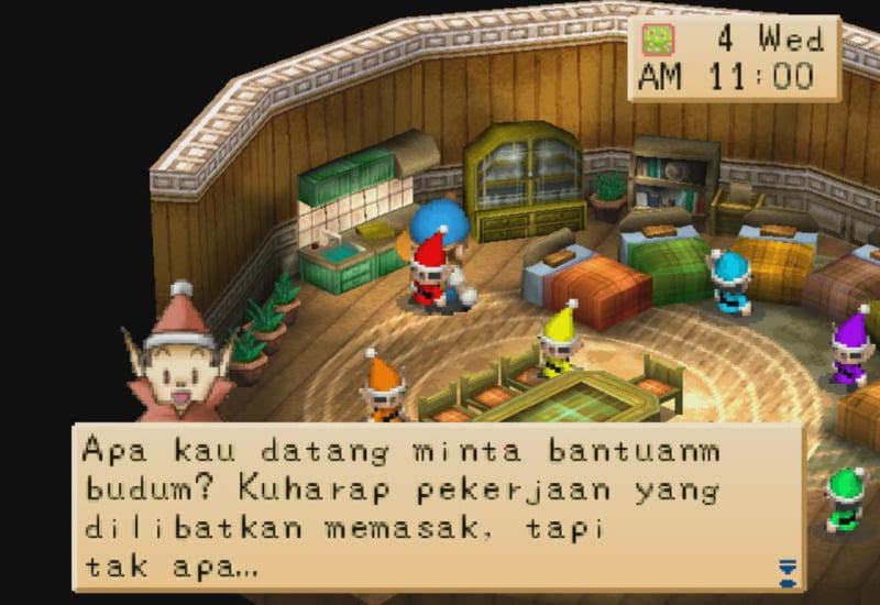 Cara Meminta Bantuan Kurcaci Harvest Moon