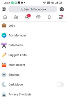 Cara Mengaktifkan Dark Mode Di Facebook Lite 1