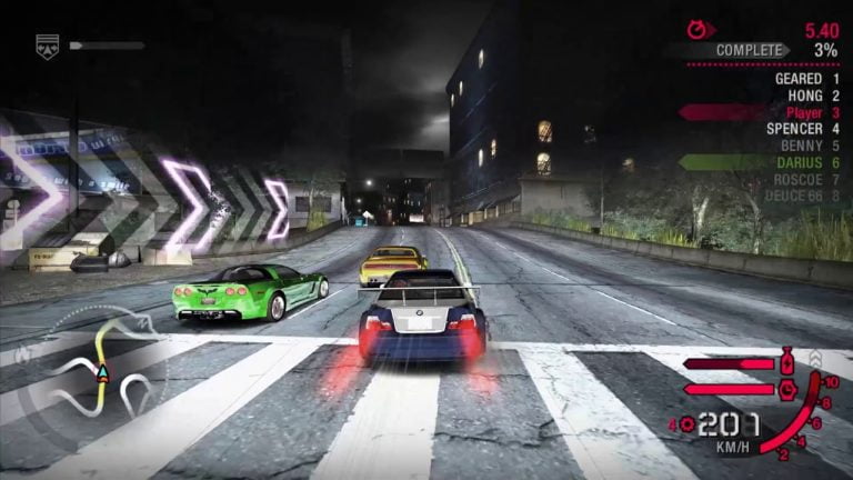 Cheat Need For Speed Carbon Ps2