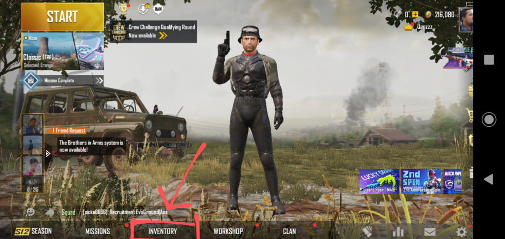 Ganti Nama Pubg Mobile Inventory