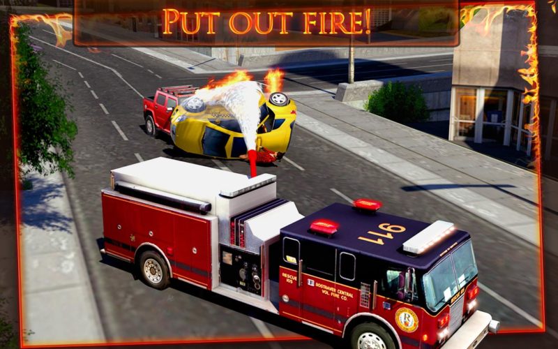 Fire Truck Emergency Rescue 3d