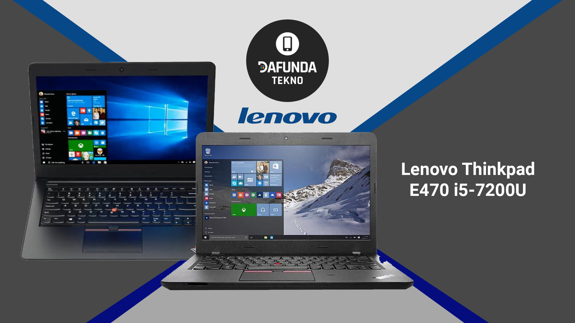 Laptop lenovo terbaik Lenovo Thinkpad E470 I5 7200u