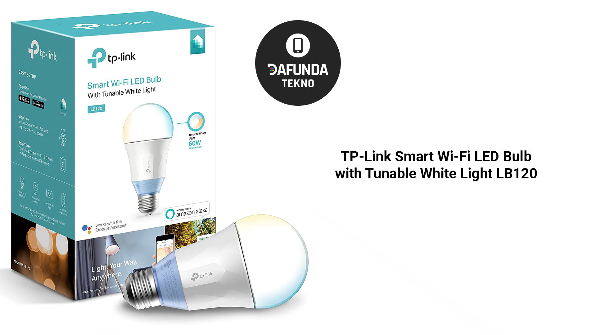 Tp Link Smart Wi Fi Led Bulb With Tunable White Light Lb120